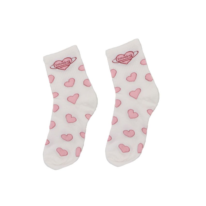 Socks Female Japanese Department Love Lovely Girl Stockings Spring And Autumn Ins Tide Korean Version College Wind Tube Stockings Women