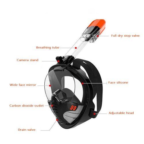 Full Face Snorkel Mask Adult Snorkeling Mask