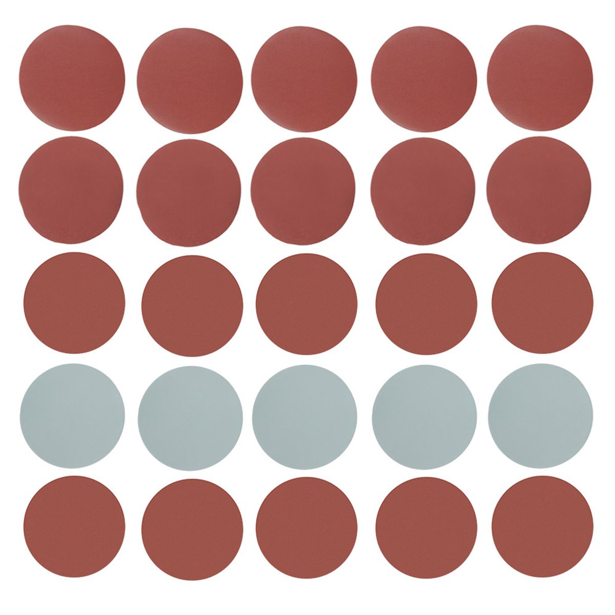 25pcs Mix Grit Sander Disc Sanding Polishing Paper Pads