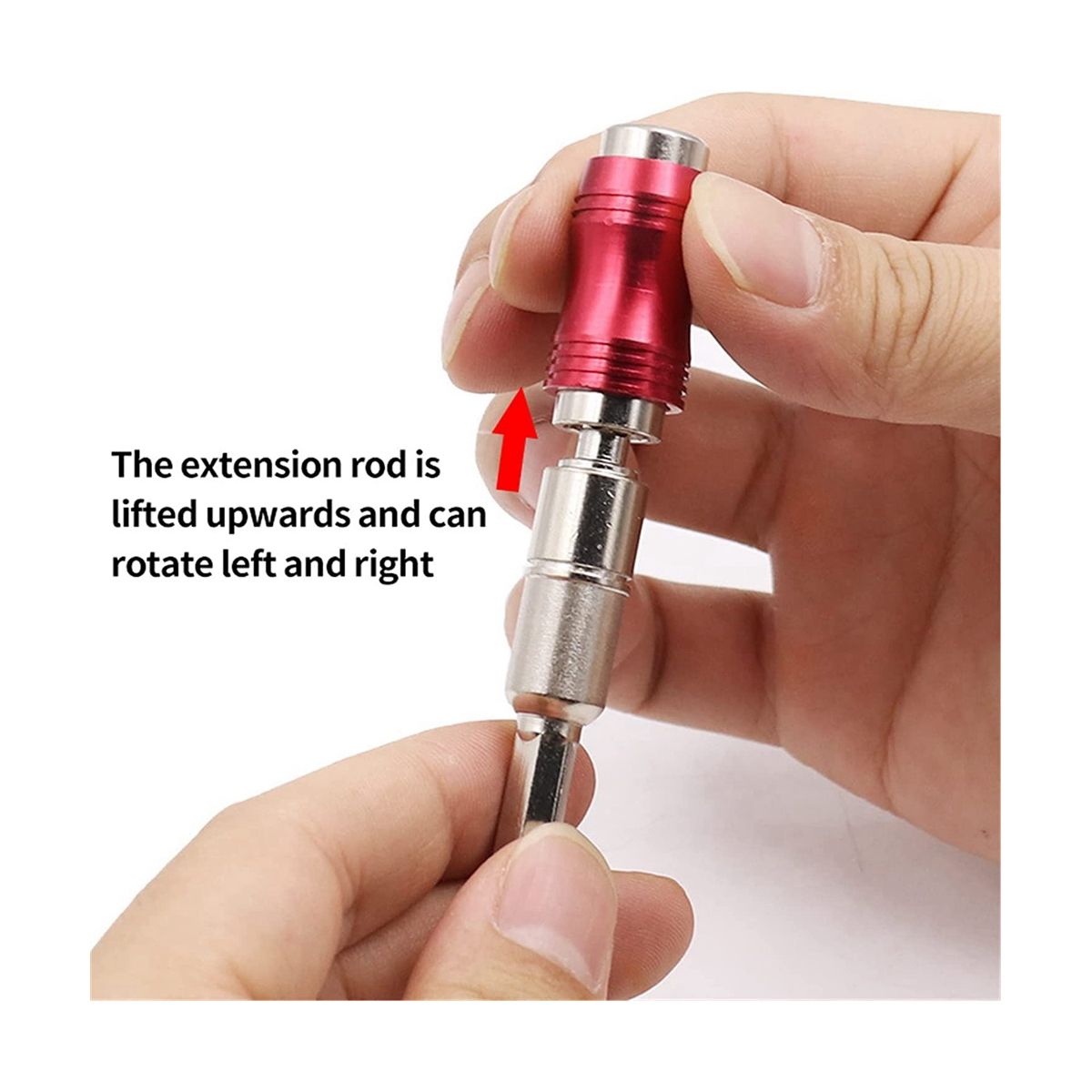 Magnetic Swiveling Bit Tip Holder Magnetic Pivotable Bit Tip Holder Universal Magnetic Connecting Rod Multiple Angles