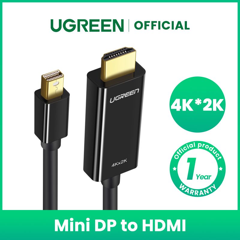 Mini DP to HDMI Cable 4K Thunderbolt 2 HDMI Converter
