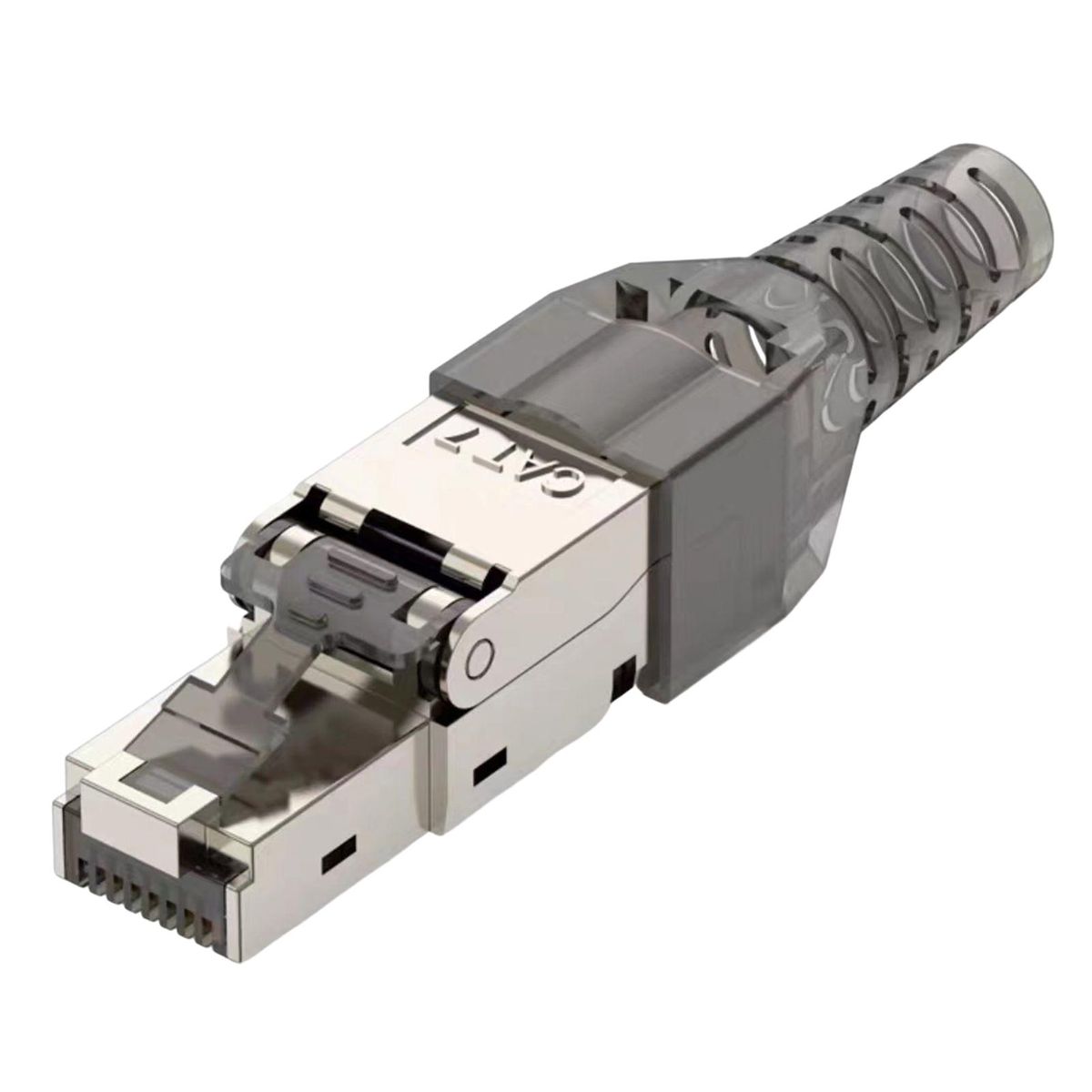1 Set Network Crystal Connector Cat 6A78 Gigabit Network Shielded Crystal Connector B
