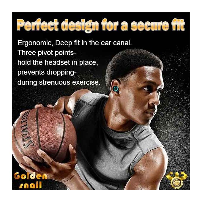 A3 T WS Bluetooth Earphone Call Earbuds Sports HiFi Stereo Headphone Sound Touch Control Headset