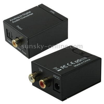 Analog To Digital Optical Coaxial Toslink Audio Converter