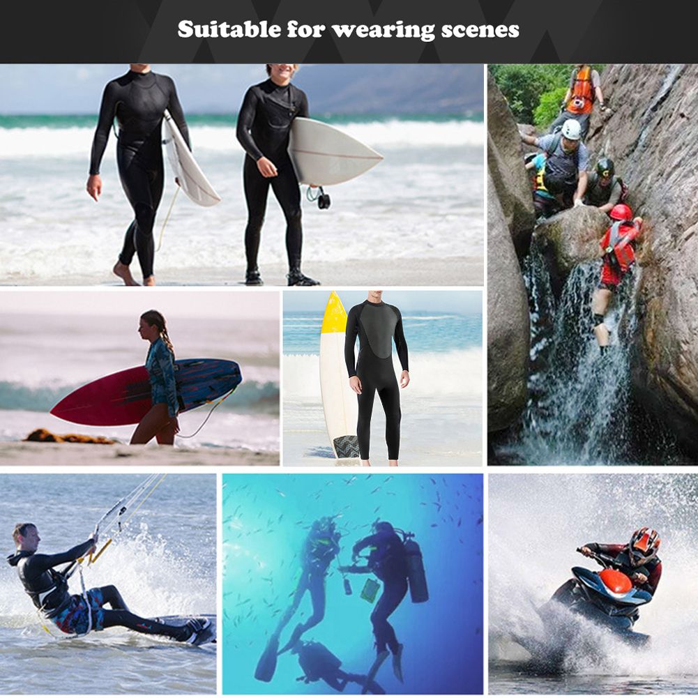 3MM Neoprene Wetsuit Men Surf Scuba Diving Suit Underwater Fishing Wetsuit Spearfishing Kitesurf