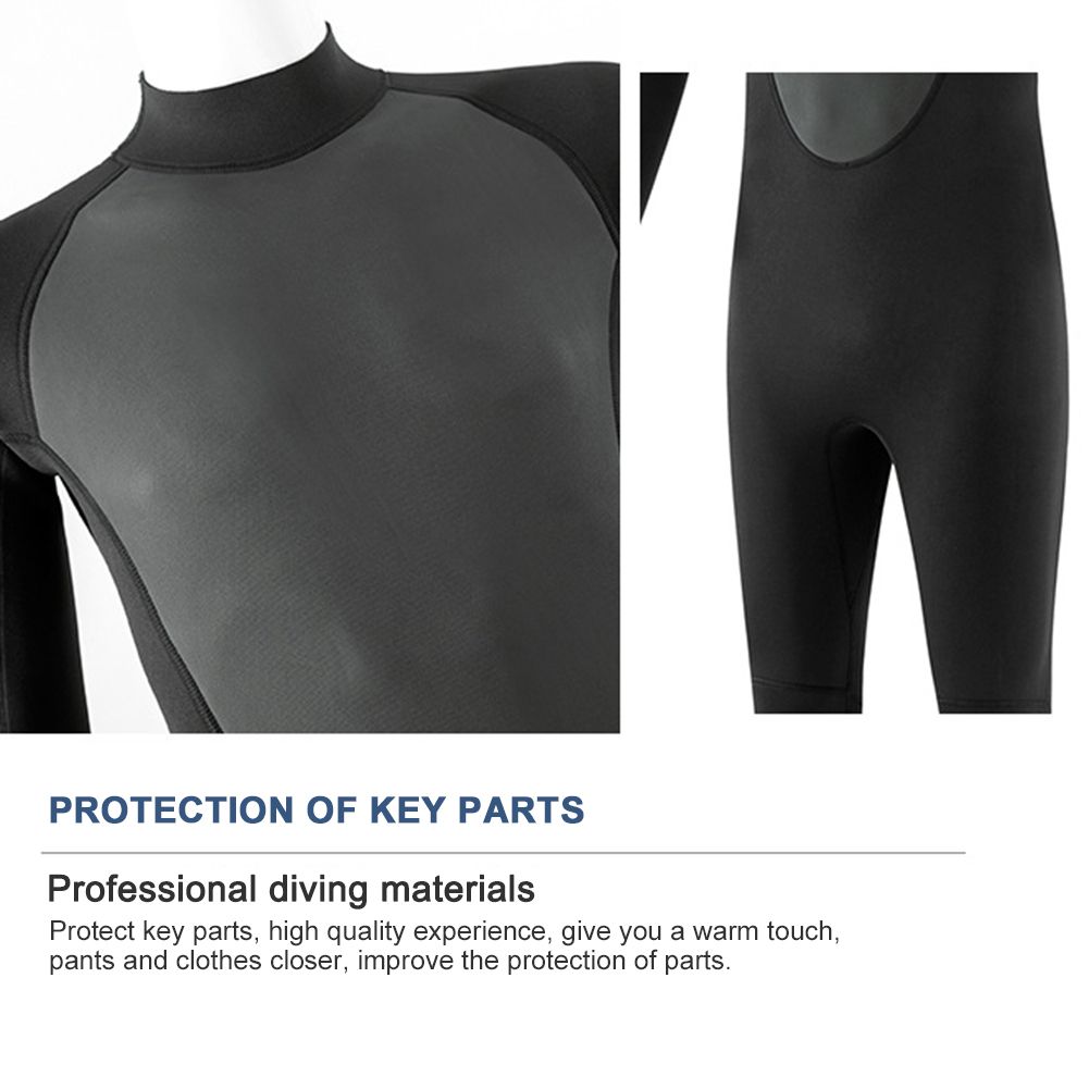 3MM Neoprene Wetsuit Men Surf Scuba Diving Suit Underwater Fishing Wetsuit Spearfishing Kitesurf