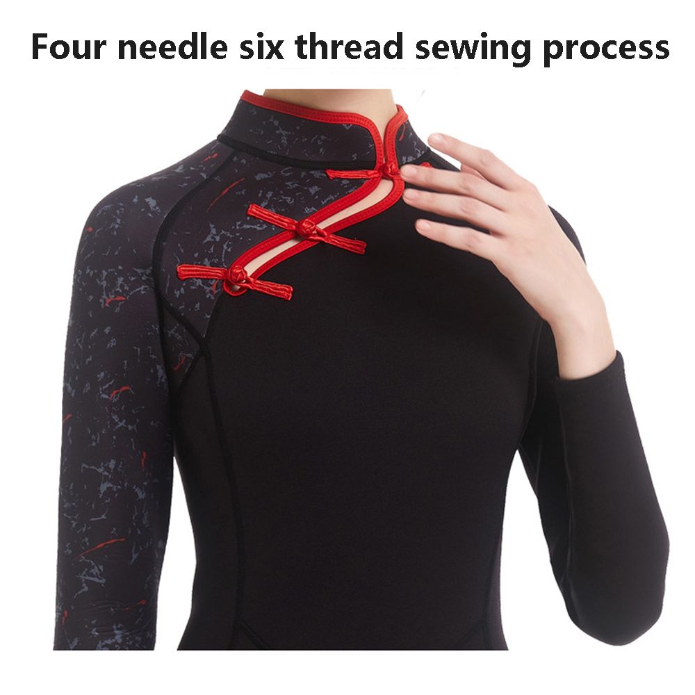 2MM Neoprene One-piece Wetsuit Ladies Bikini Beach Sunscreen Snorkeling Surfing Swimming Warm
