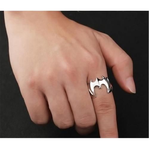 Silver Batman Steel Ring