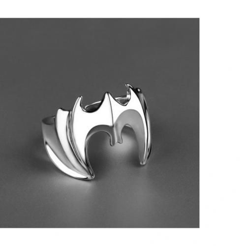 Silver Batman Steel Ring