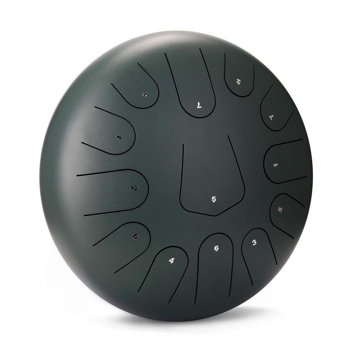 12 inch 13-Tone Steel Tongue Drum Mini Hand Pan Drums with Drumsticks Percussion Musical Instruments