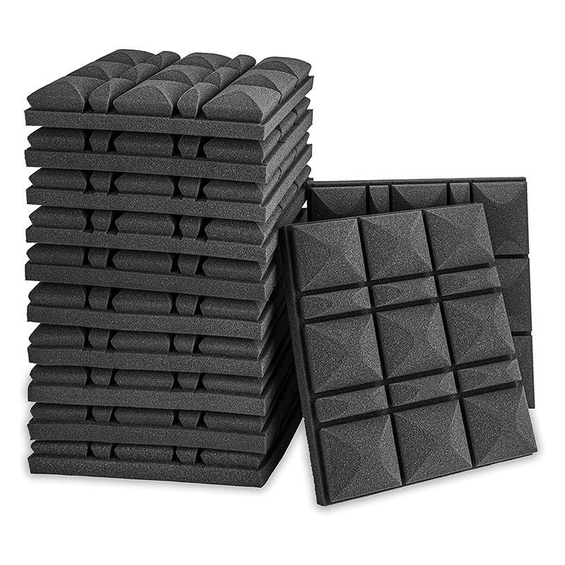 12 Pcs Acoustic Panels,Acoustic Foam Panels,Studio Wedge