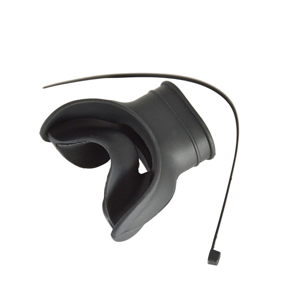 1 Set Breathing Tube Mouthpiece Silicone Scuba Diving Breathing Tube Bite Mouthpiece Black