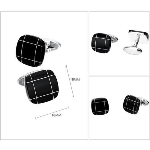 Cufflinks For Mens Shirt Cuff Bottons Fine High Quality Brand Square Cuff Links Fashion Men Jewelry