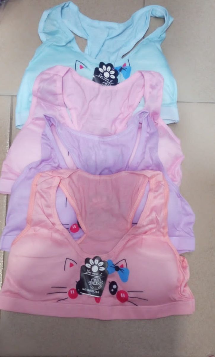 6pcs Bra Top For Teenage Girls'