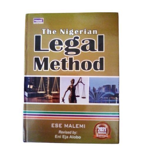 The Nigerian Legal Method 2021 Revised Edition By Ese Malemi