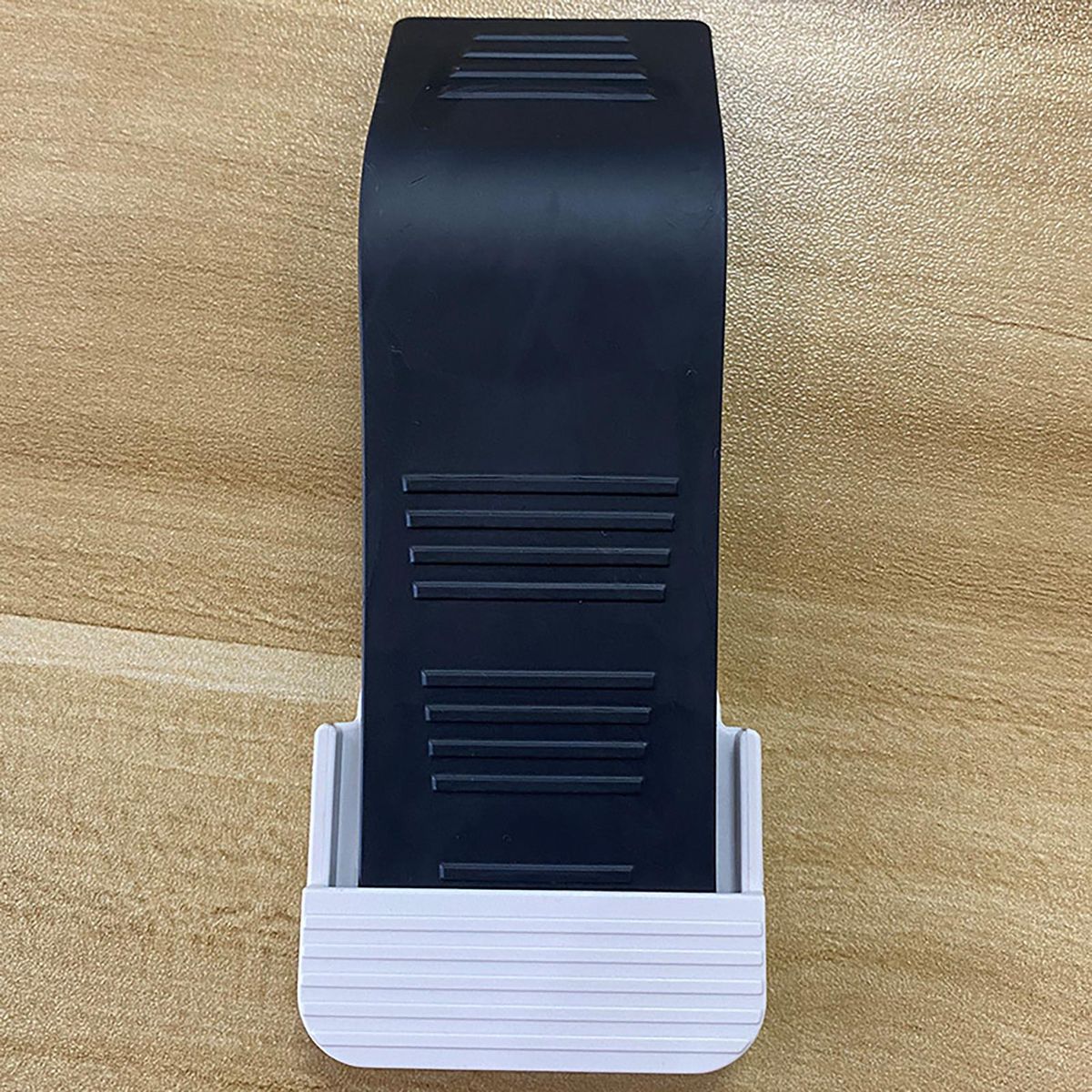 1 Set Floor Doorstop Door Buffer Holder Reliable Security Wedge Set Black