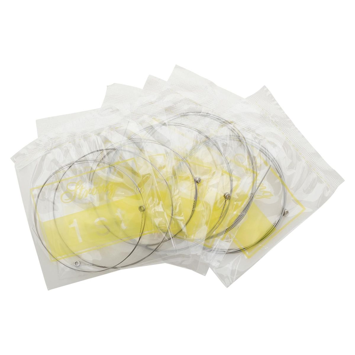 6pcs Electric Guitar Strings Nickel-plated Ball-end Steel Core 6 String Set Individually Wrapped for Electric Guitar 009-042 Inch
