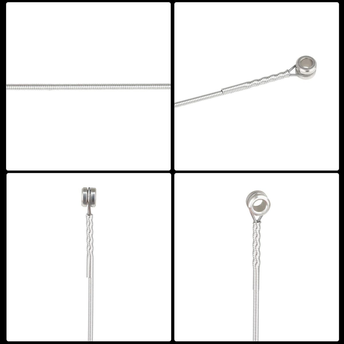 6pcs Electric Guitar Strings Nickel-plated Ball-end Steel Core 6 String Set Individually Wrapped for Electric Guitar 009-042 Inch