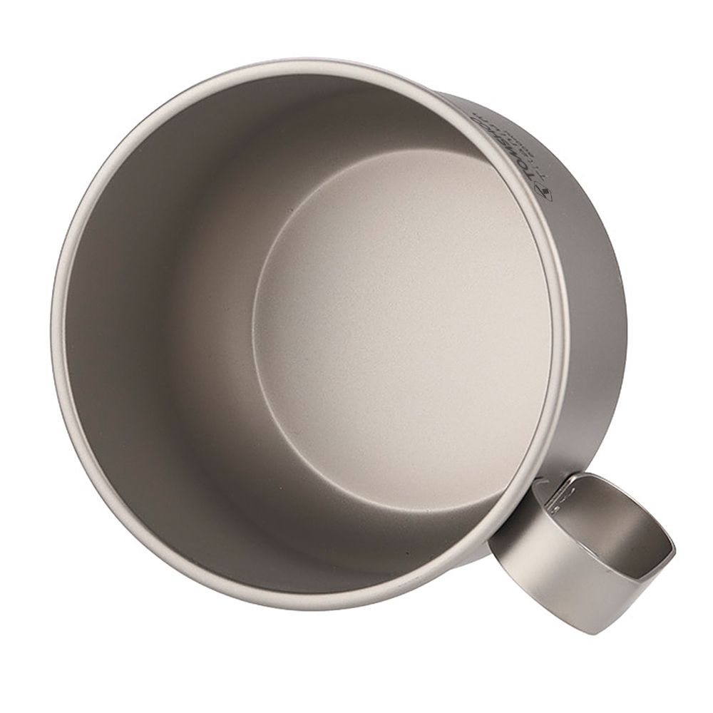 500ml Titanium Cup With Handle Camping Coffee Cup