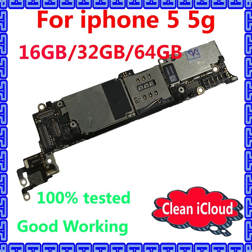 For Motherboard For Iphone 5 5G Clean ICloud Mainboard IOS