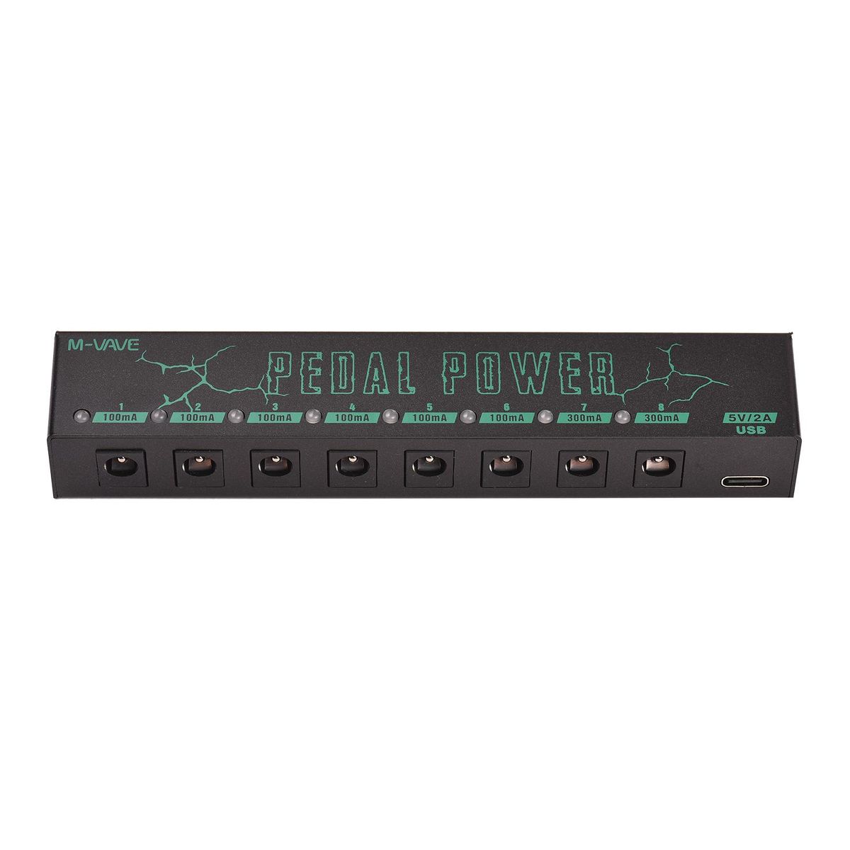 M-VAVE  PEDAL  POWER  Guitar Pedal Power Guitar Effector Power Supply 8 Isolated DC Output