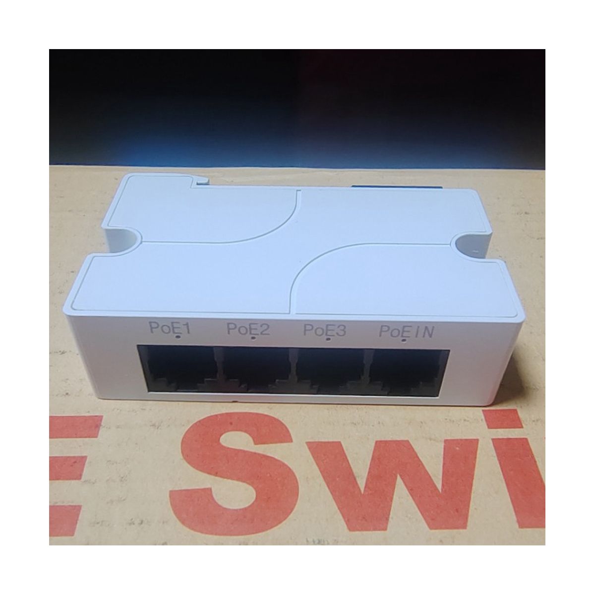 2 Pcs 1 to 3 Port PoE Extender Passive Cascadable IEEE8023Af IP Port Transmission Extender for POE Switch NVR IP Camera