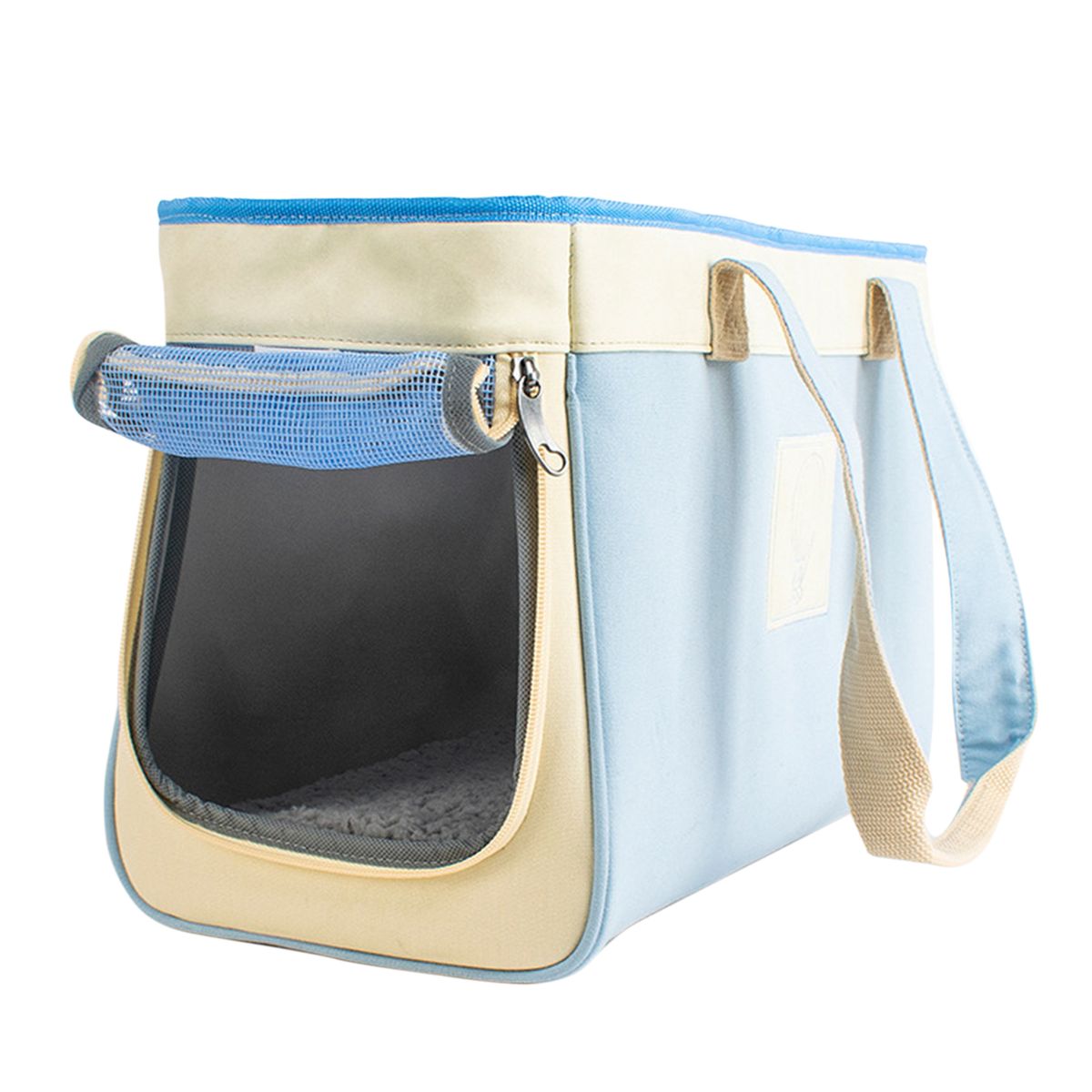 Pet Carrier For Cats Canvas Totes With Mesh Window Zipper