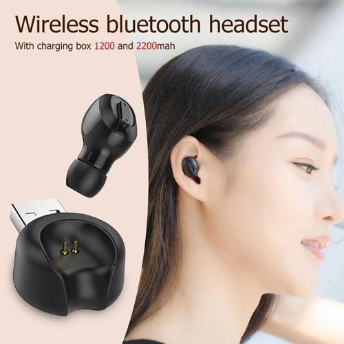 T1 Mini Wireless Bluetooth Earphone Single In-ear Sports Earbud Headset For Android Iphone