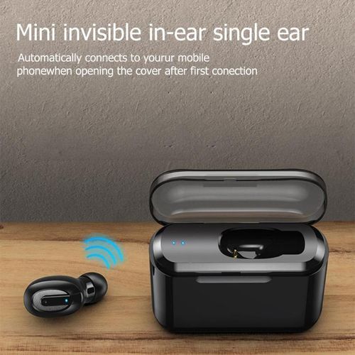 T1 Mini Wireless Bluetooth Earphone Single In-ear Sports Earbud Headset For Android Iphone