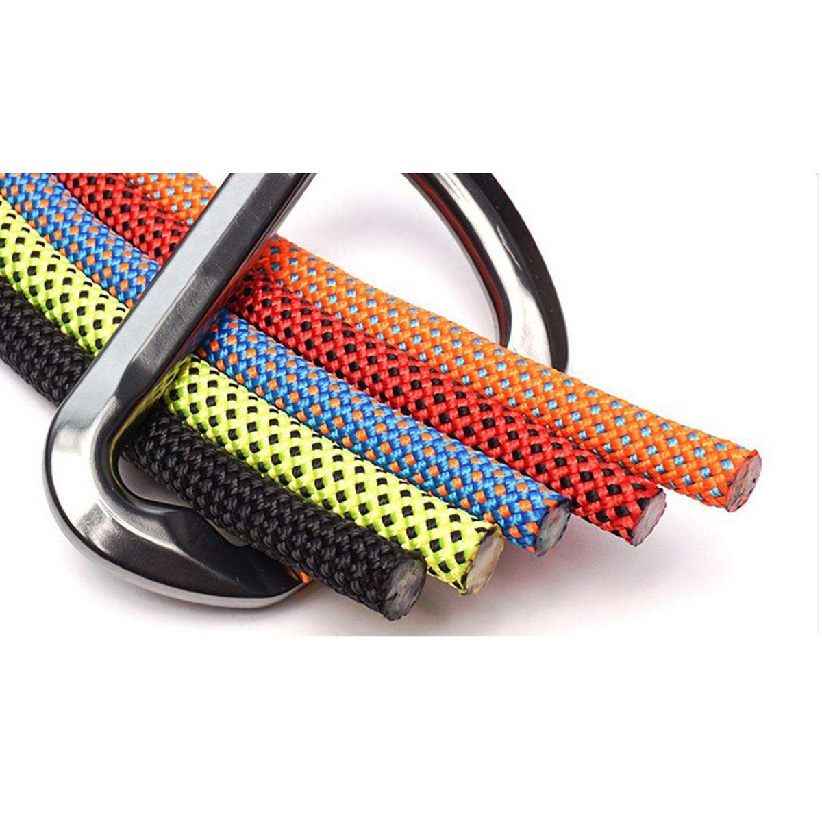12mm Climbing Rope, Professional Climbing Harness Orange