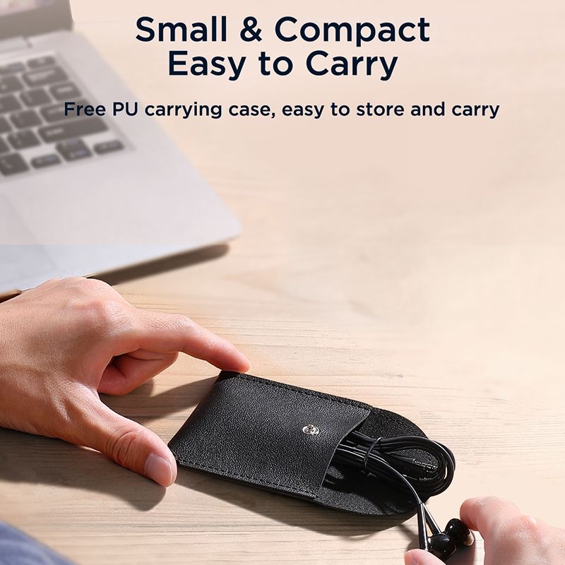 3.5mm Wire-controlled Half In-ear Gaming Earphone
