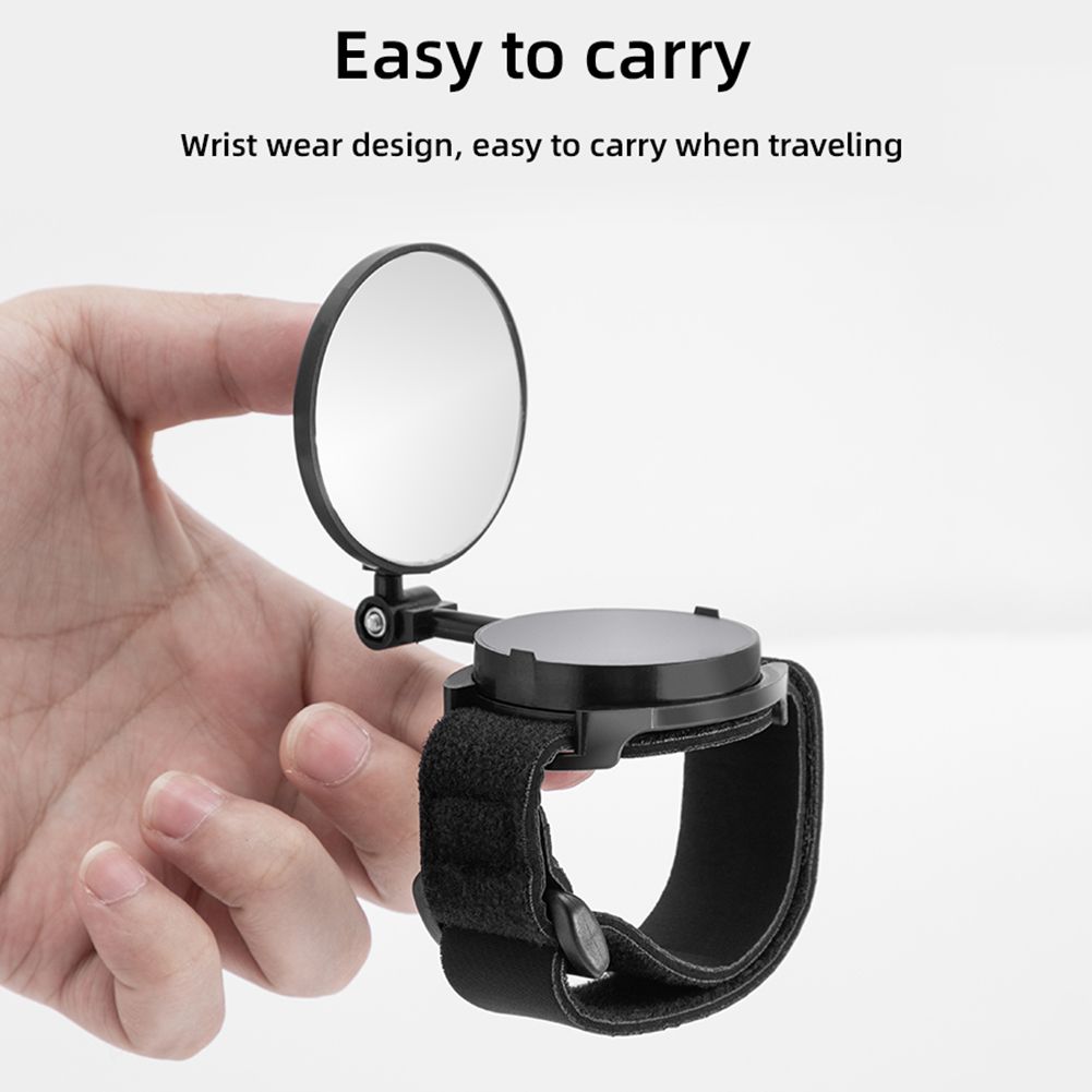 Bike Motorcycle Side Mirrors 360 Rotable Cycling Wrist Cycling Mirror