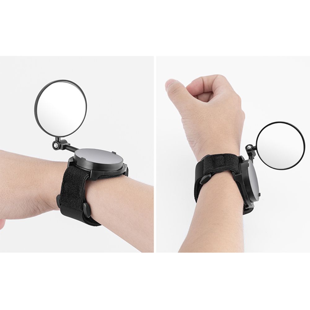 Bike Motorcycle Side Mirrors 360 Rotable Cycling Wrist Cycling Mirror