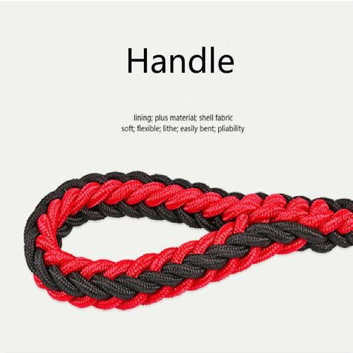 1.2M Length Double Strand Rope Large Dog Leashes Metal P Chain Buckle National Color Pet Traction Rope Collar Set For Big Dogs