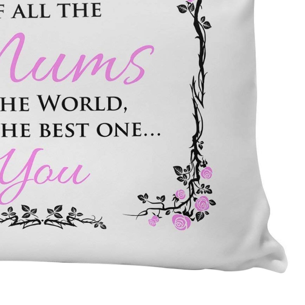 Mother's Day Best Mom Throw Pillow Case Cushion Cover Sofa Bed Car Decor Gift