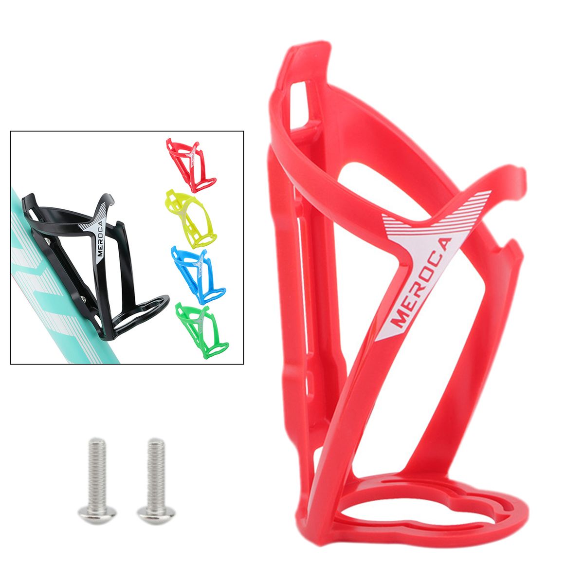 Bike Drink Water Bottle Holder Cup Cages Outdoor Sports Cycling Red