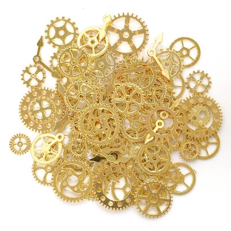 Lot of 50 g of antique watch spare parts Vintage steampunk f