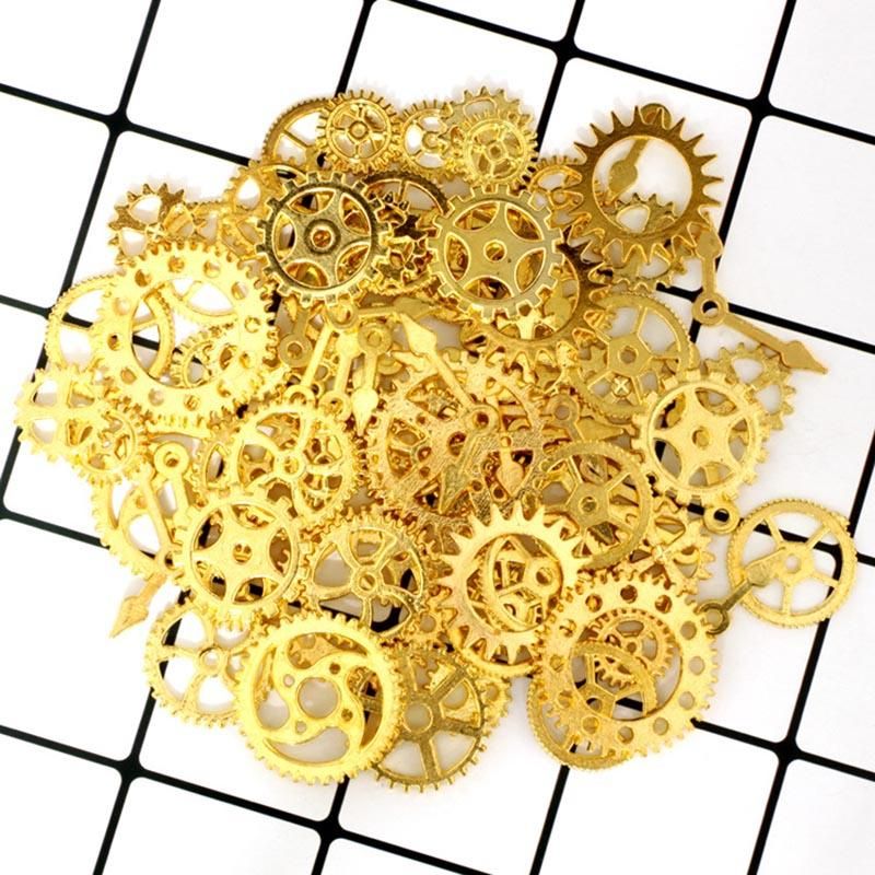 Lot of 50 g of antique watch spare parts Vintage steampunk f