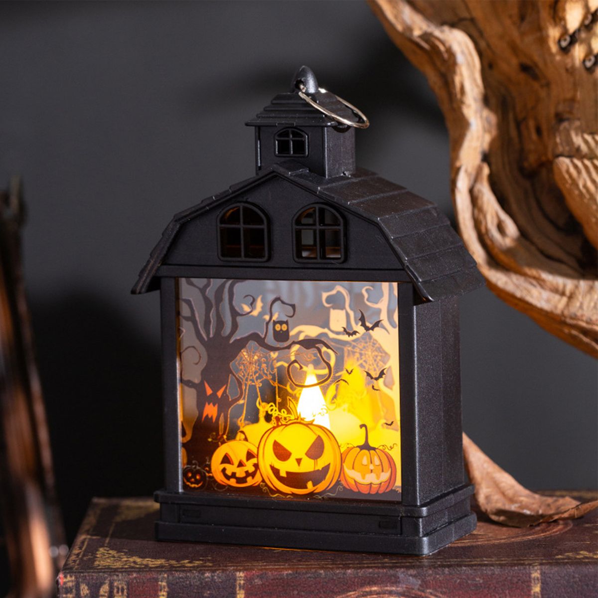 Halloween Decorations Retro Haunted House Night Light