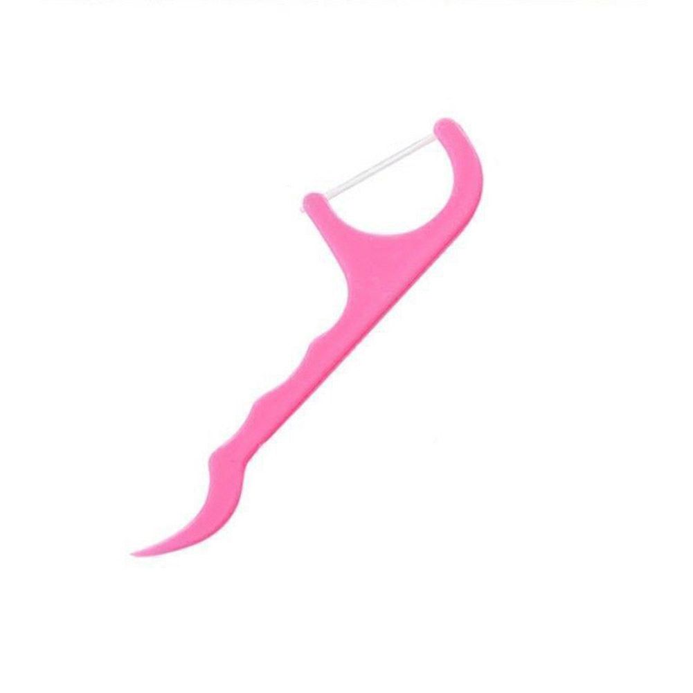 4 Packs 100Pcs Dental Floss Flosser Brush Tooth Picks Oral-