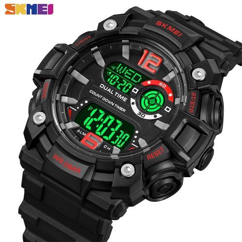 Top Brand Sports Men's Watches LED Digital Wristwatches 2018