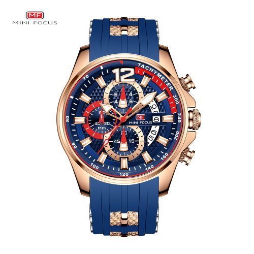 FOCUS Fashion Wrist Watches For Men Silicone Strap 0350