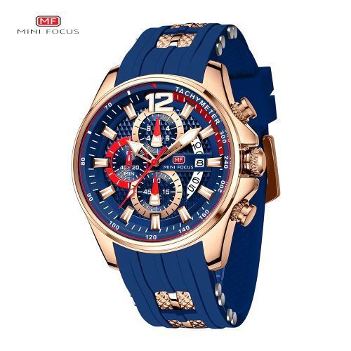 FOCUS Fashion Wrist Watches For Men Silicone Strap 0350