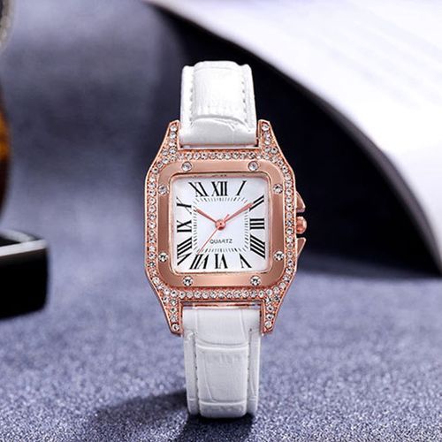 5 IN 1 Women's Wrist Watch + Necklace + Earrings + Bracelet + Ring