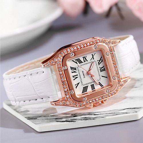 5 IN 1 Women's Wrist Watch + Necklace + Earrings + Bracelet + Ring
