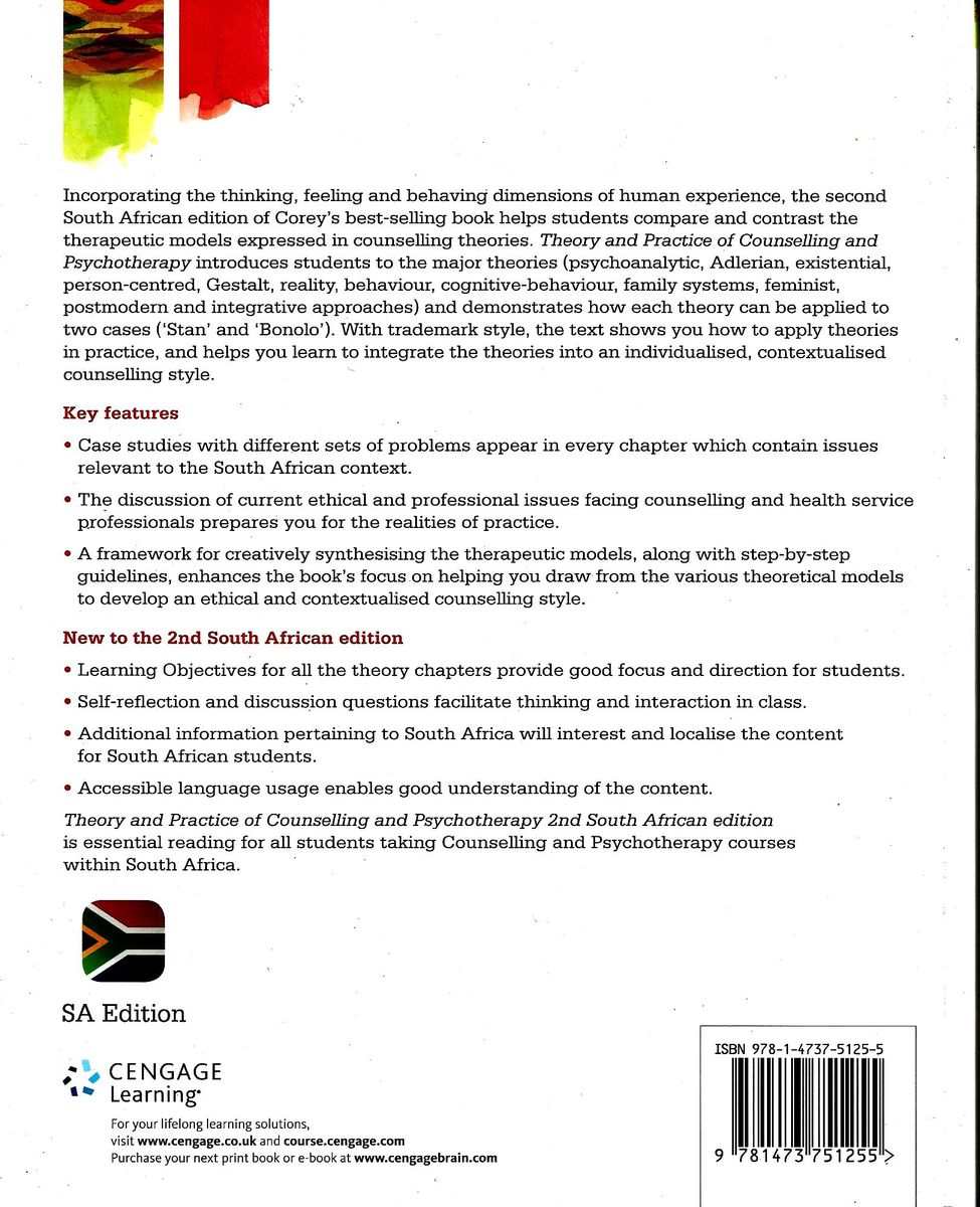 Theory And Practice Of Counselling And Psychotherapy