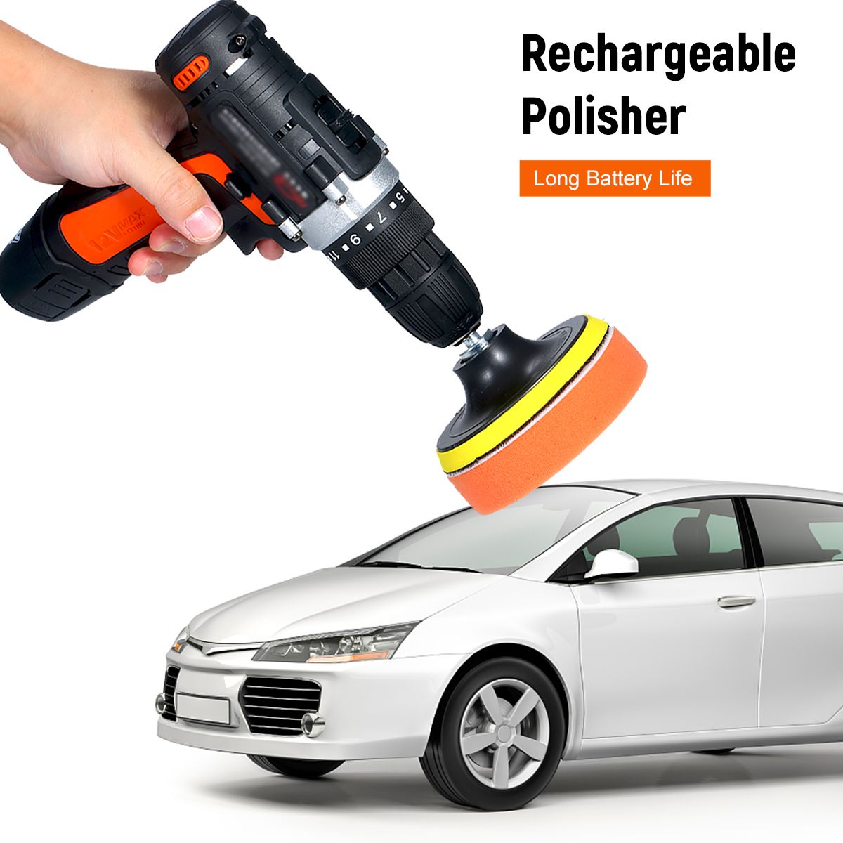 12V Cordless Drill / Driver Kit 1400rpm Variable Speed