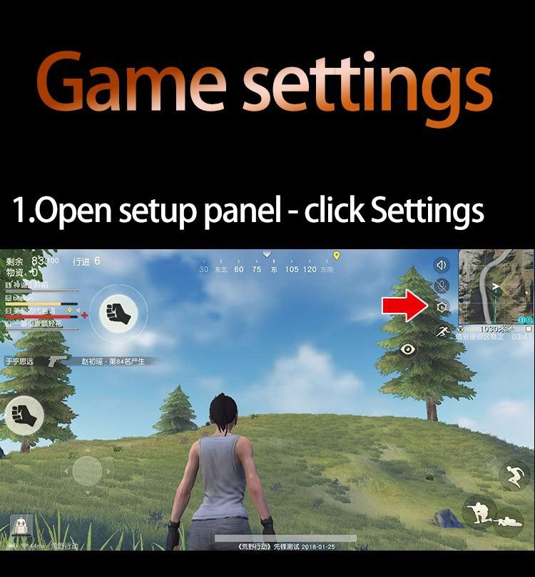NEWEST PUBG Triggler Phone Controller 4 In 1 Gamepad With D9 Fire Key Mouse Click Sense No Lock Screen High Quality PUBG Joystick  WWTTT