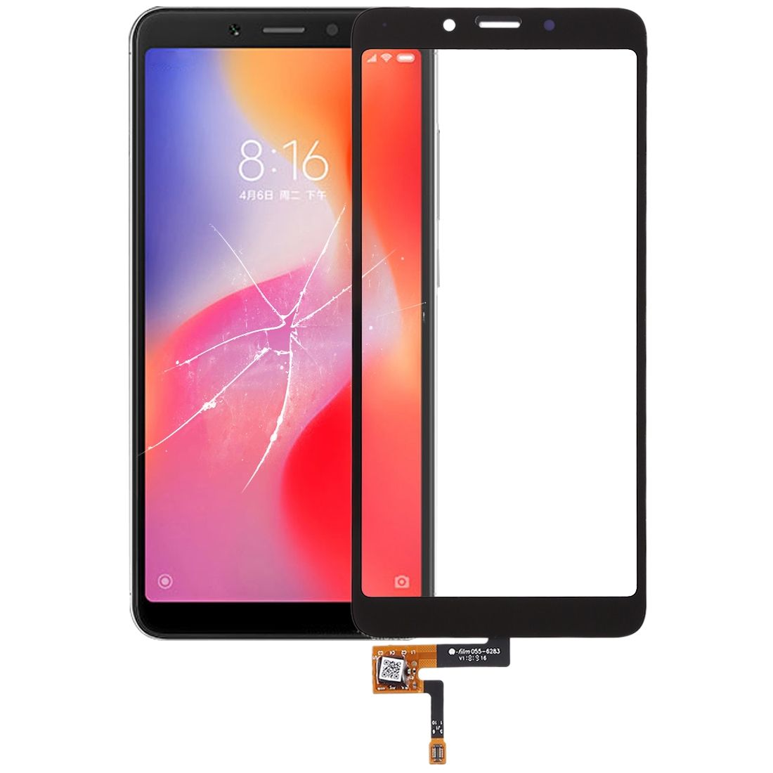 Touch Panel For Xiaomi Redmi 6 / 6A(Black)