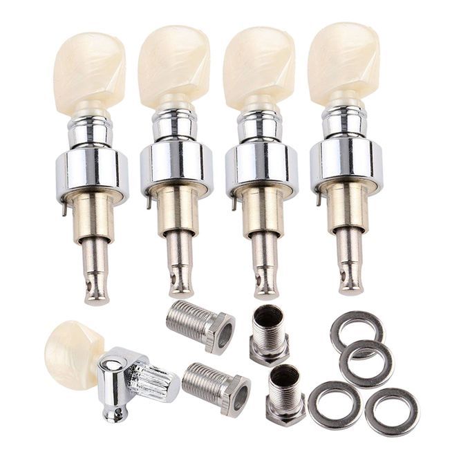 5String Banjo Pearled Button Tuning Pegs  Machine Heads 5Pcs